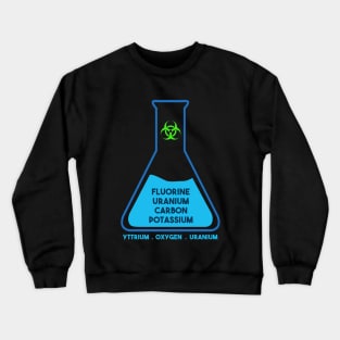 Fluorine Uranium Carbon Potassium (Design 2) Crewneck Sweatshirt